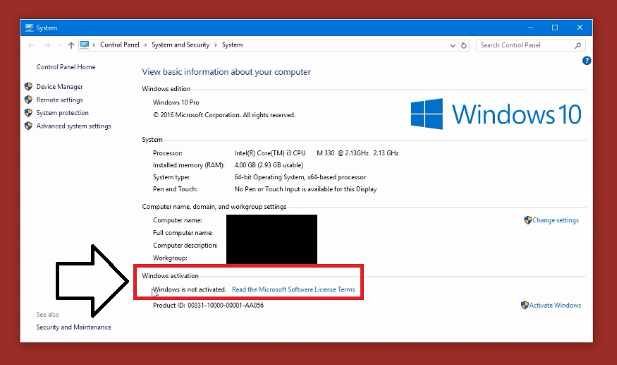 Cara mengaktifkan windows 10 gratis