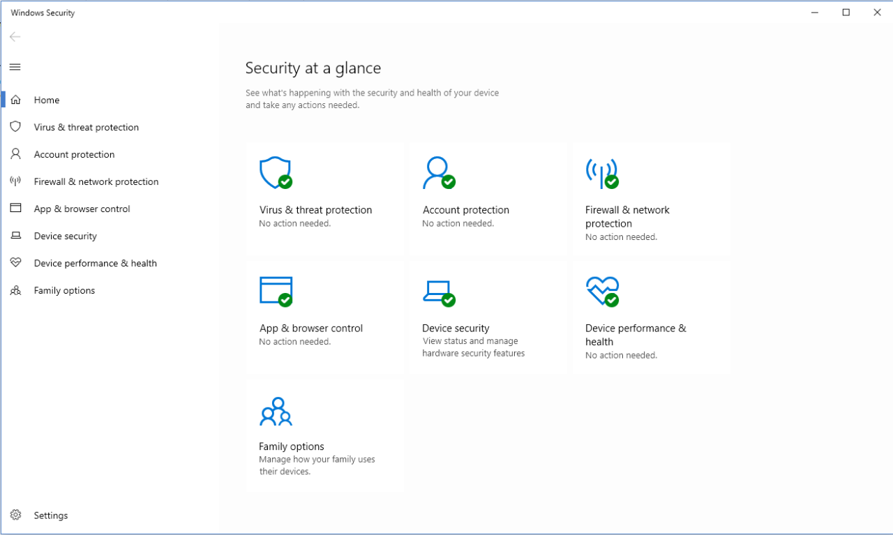 Cara mematikan windows security di windows 10