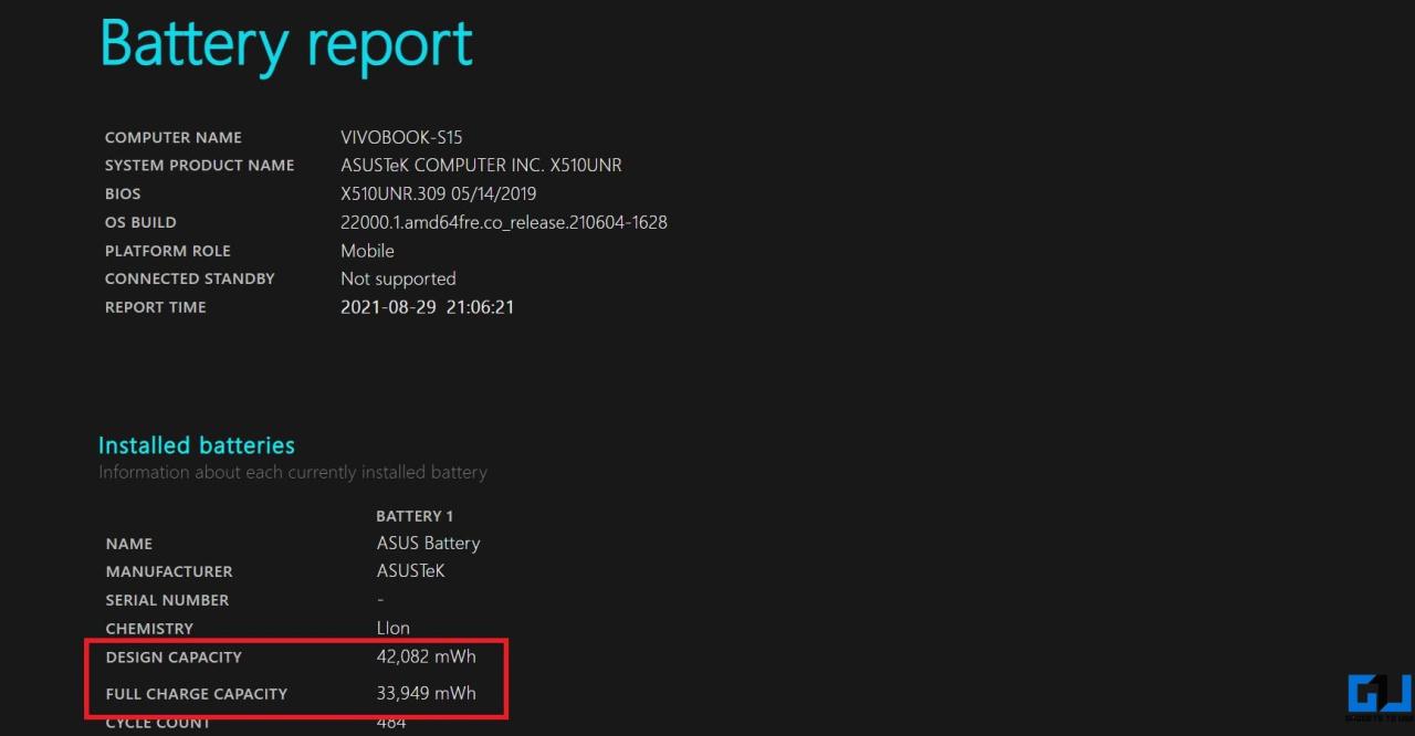 Cara cek kesehatan baterai laptop windows 7