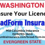 Broad form insurance washington state