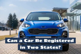 Can a car be registered and insured in different states