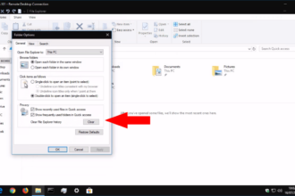 Cara menghilangkan recent file di windows 10