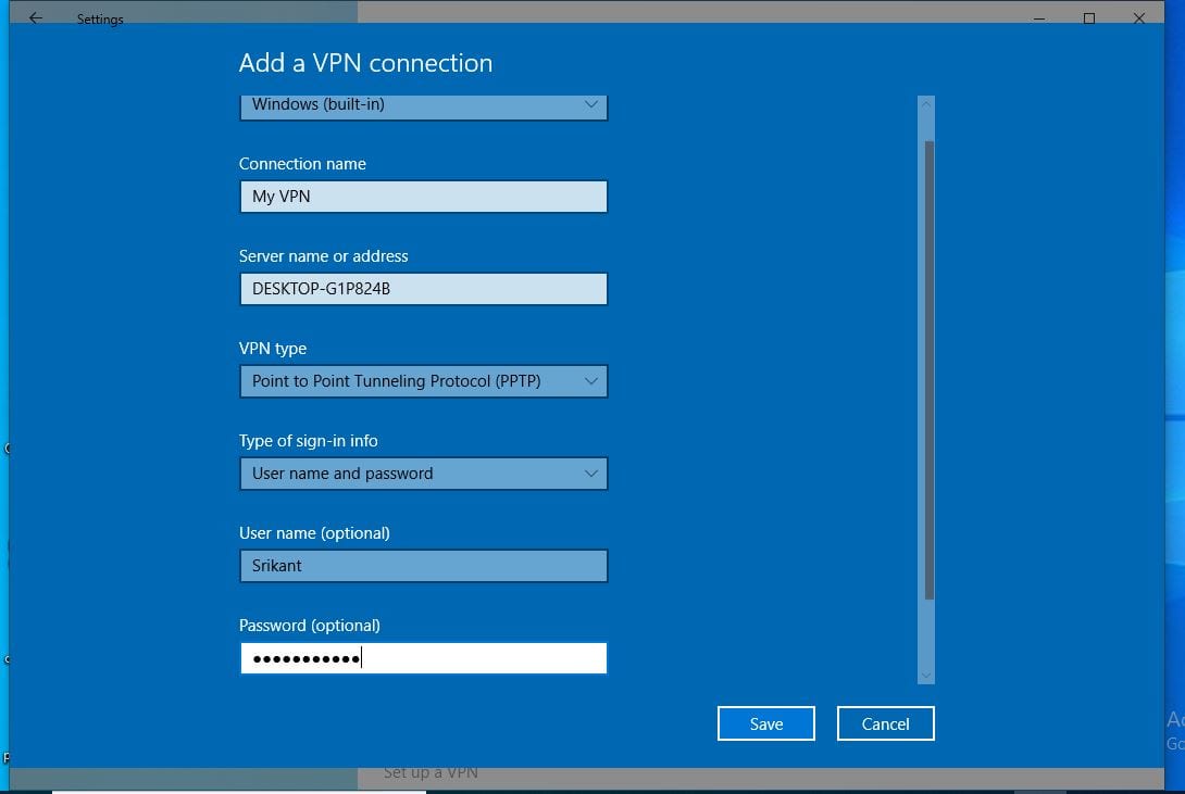 Cara membuat vpn server di windows 10