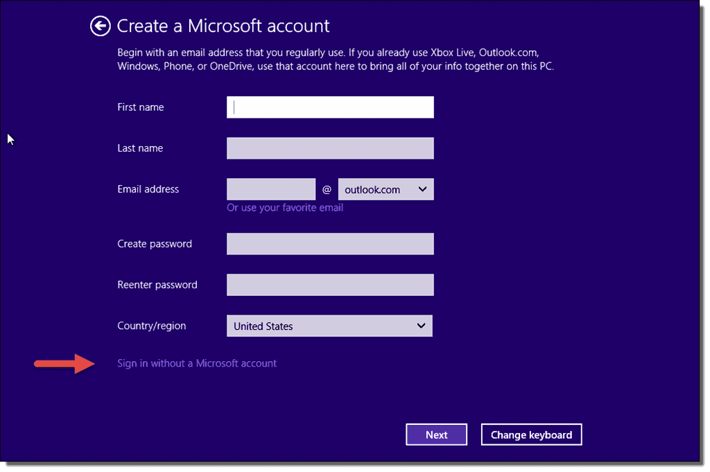 Cara membuat account microsoft windows 10