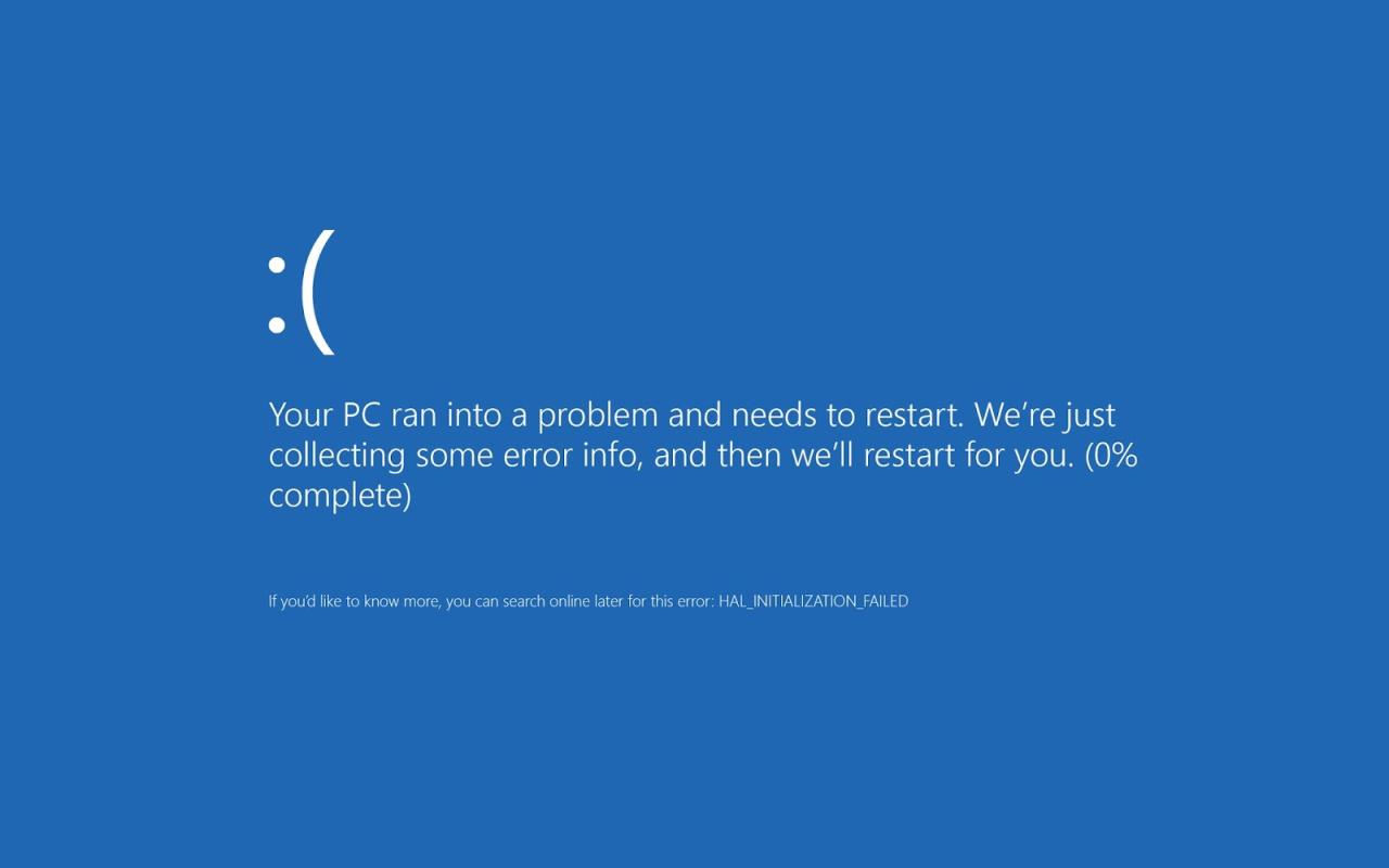 Cara mengatasi laptop blue screen windows 7