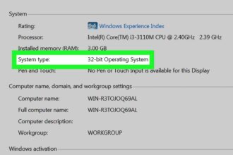 Cara mengetahui windows 32 bit dan 64 bit