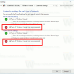 Cara mematikan windows firewall win 10