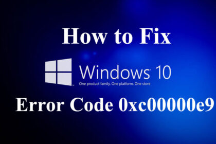 Cara mengatasi windows 7 error code 0xc00000e9