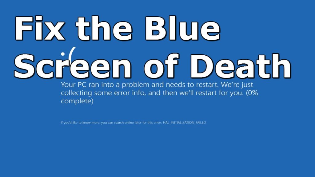 Cara mengatasi blue screen windows 8