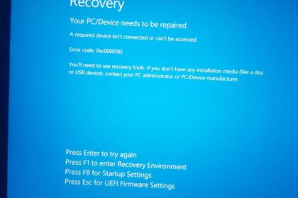 Cara mengatasi windows error recovery