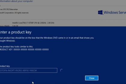 Cara aktivasi windows server 2012 r2