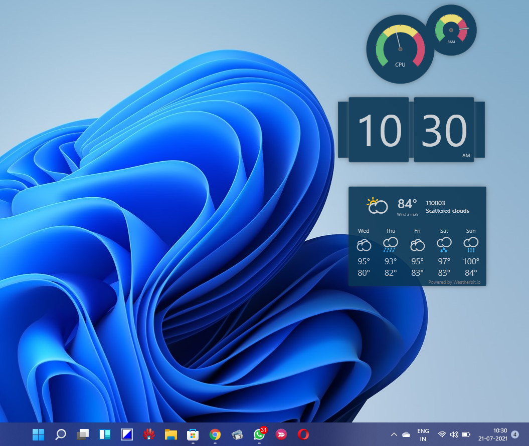 Cara menambahkan gadget di windows 10