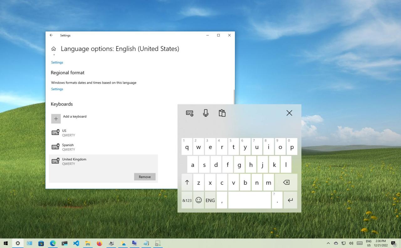 Cara menambah bahasa keyboard windows 10