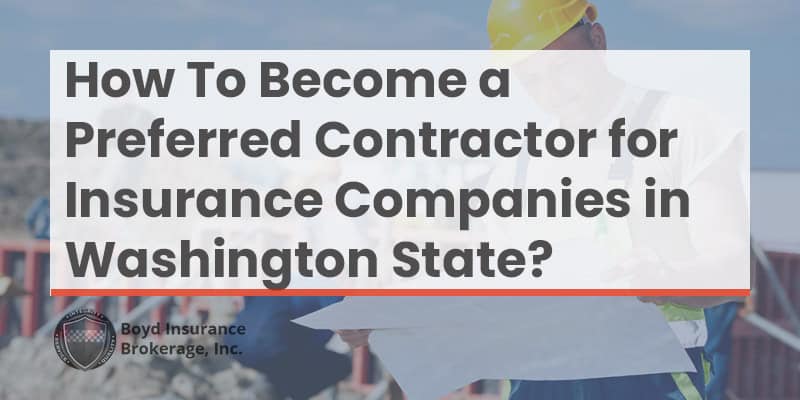 Contractor insurance washington state