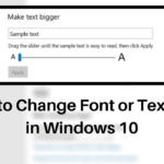 Cara memperbesar tulisan di laptop windows 10