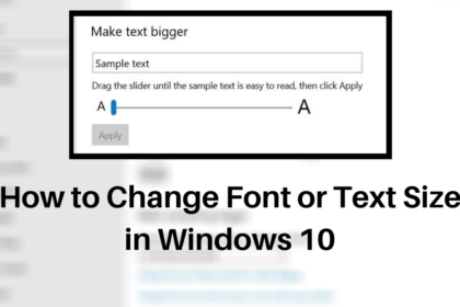 Cara memperbesar tulisan di laptop windows 10