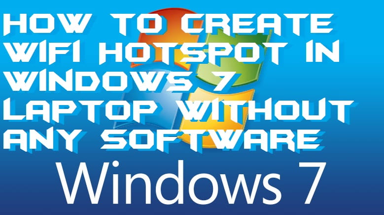 Hotspot laptop mobile create windows creating update