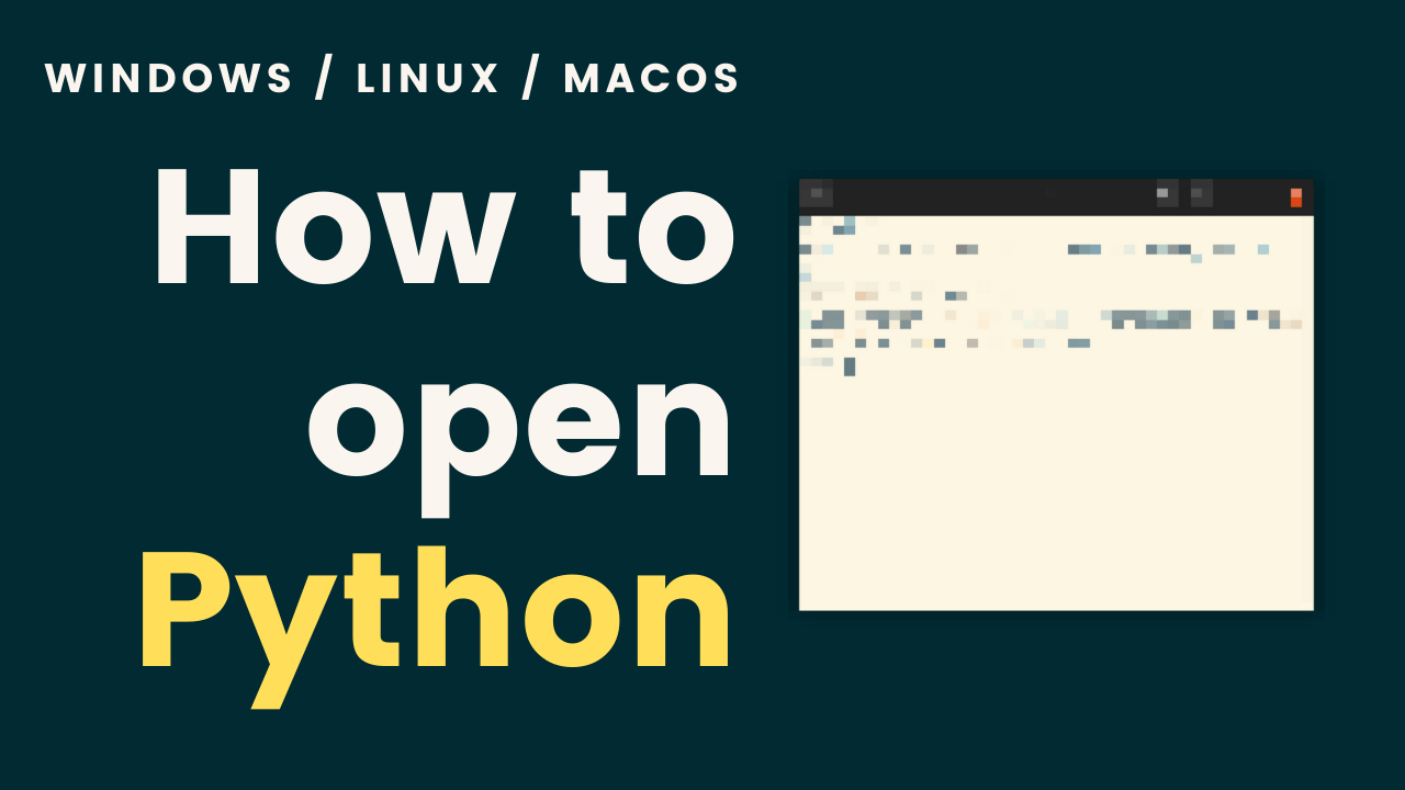 Cara membuka python di windows