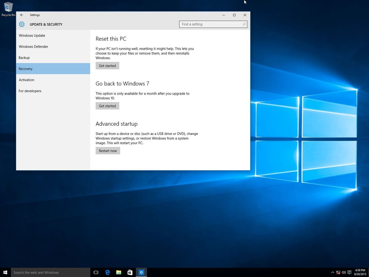 Cara menurunkan windows 10 ke 7