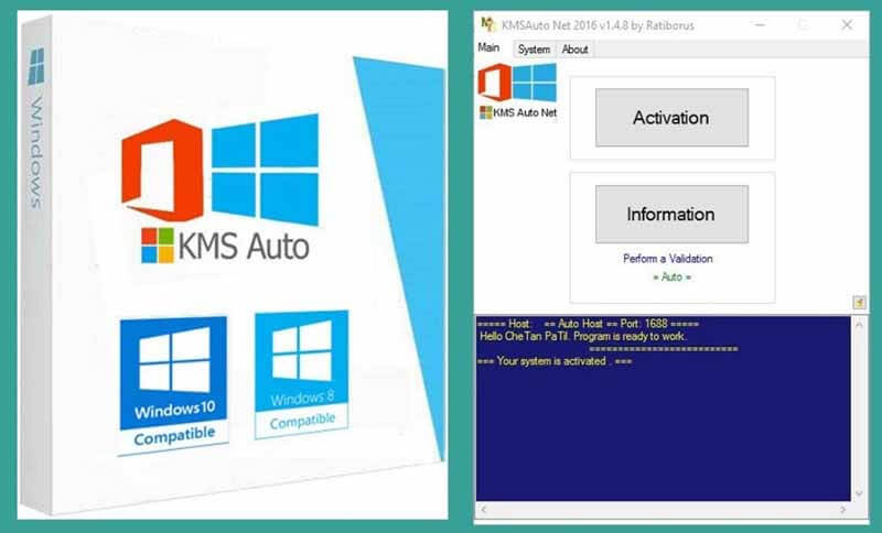 Cara aktivasi windows dengan kmsauto