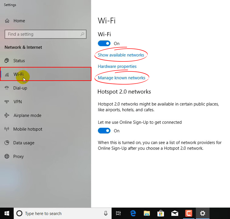 Cara melihat daftar wifi di windows 10