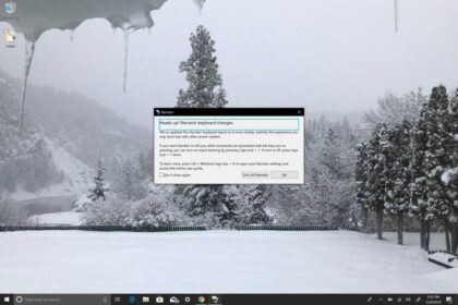 Cara menonaktifkan narator pada windows 10