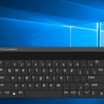 Cara menampilkan keyboard di layar windows 10