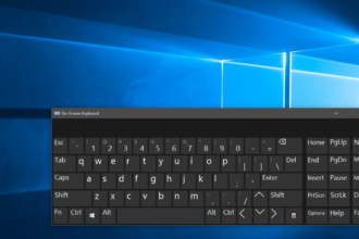 Cara memunculkan keyboard di layar laptop windows 10