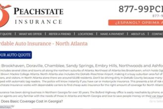 Peach state auto insurance