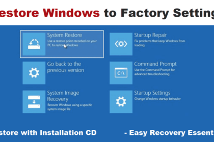 Restore settings gateway