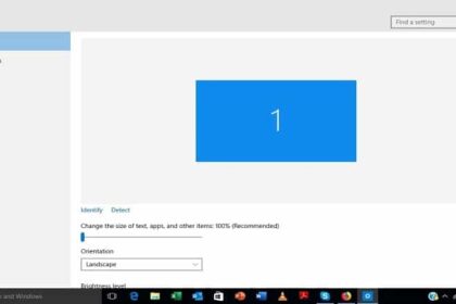 Cara mengecilkan tampilan layar komputer windows 10