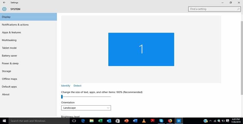 Cara mengecilkan tampilan layar komputer windows 10