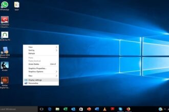 Cara mengecilkan aplikasi di layar laptop windows 10