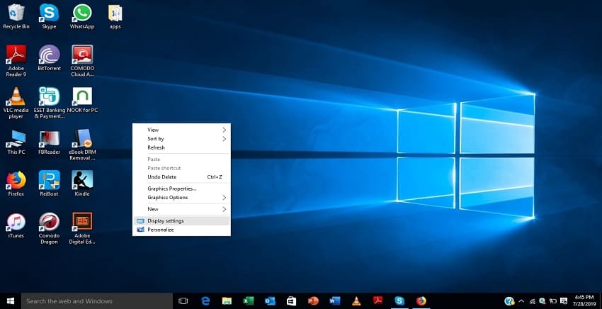 Cara mengecilkan aplikasi di layar laptop windows 10