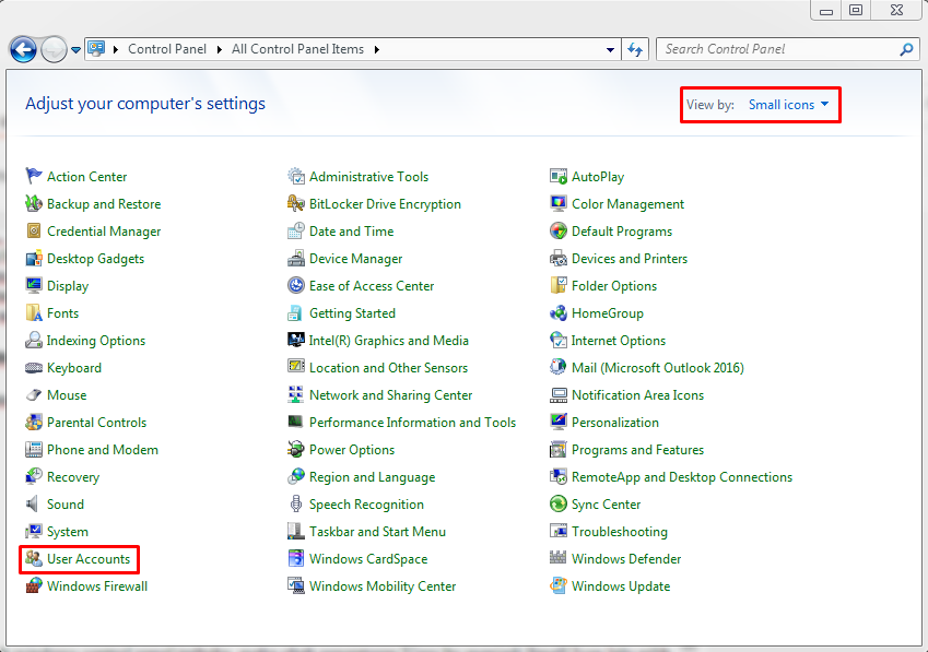 Cara membuat password di laptop windows 7