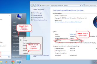 Cara melihat windows xp berapa bit