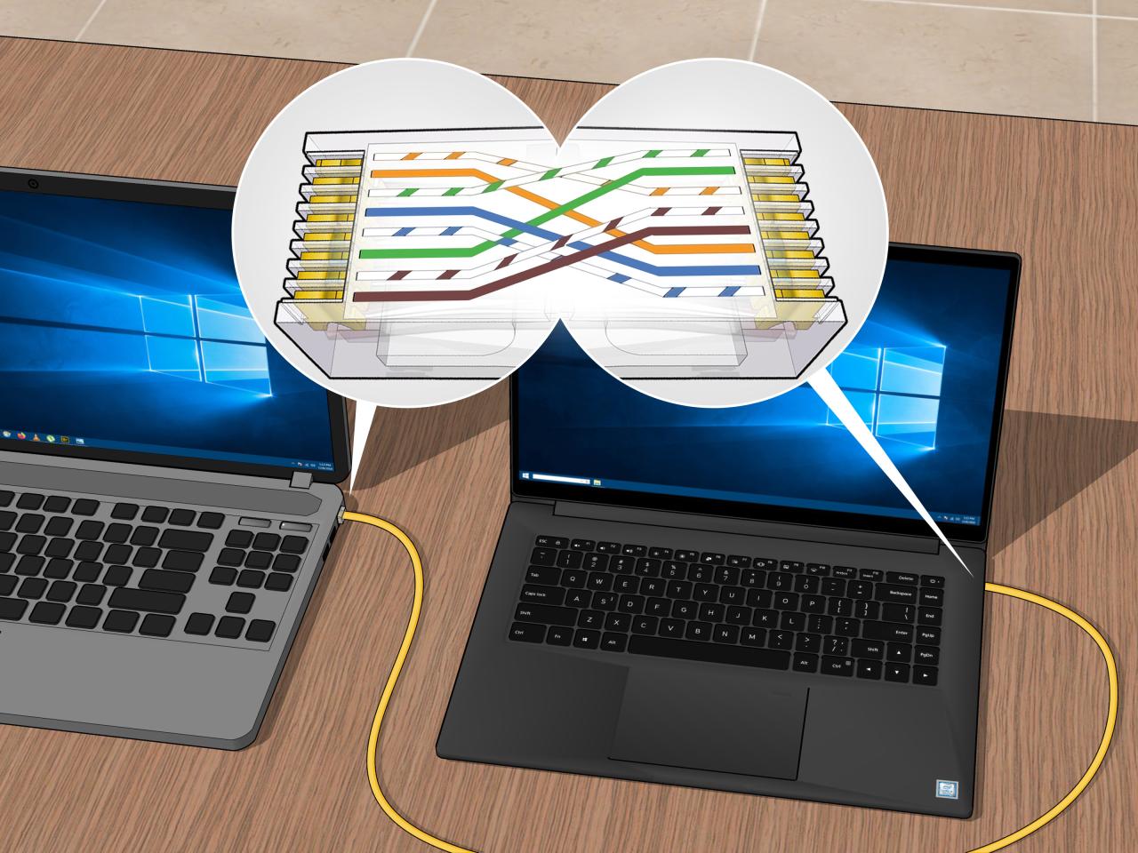 Cara transfer data dari laptop ke laptop windows 10