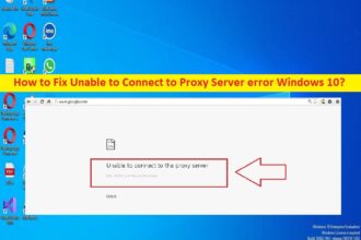 Proxy server fix connections refusing error message