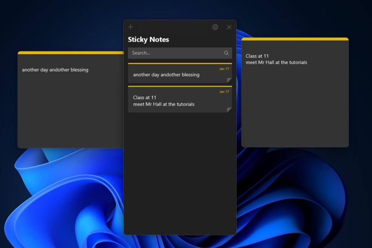 Cara agar sticky notes tidak hilang windows 10