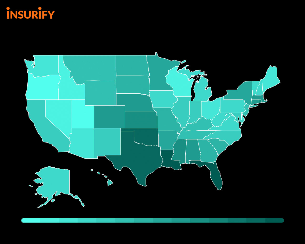 States with the cheapest car insurance