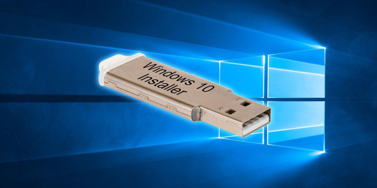 Cara instal windows 10 dari flashdisk