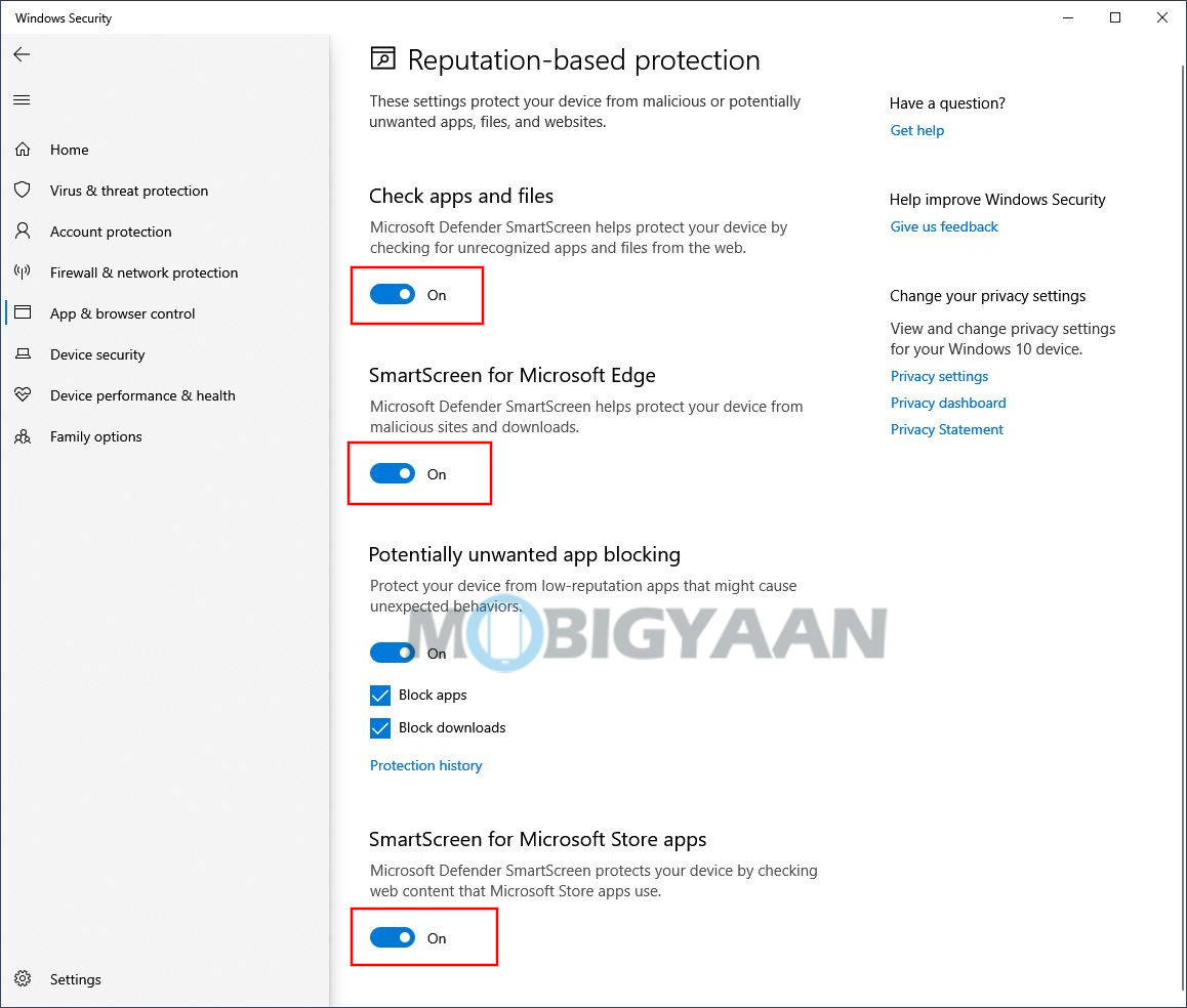 Cara mematikan windows smart screen