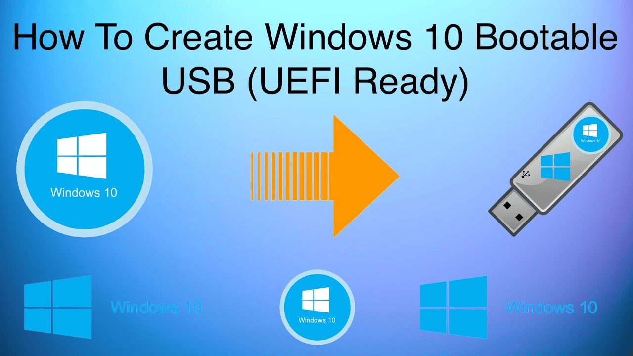 Cara membuat bootable uefi windows 10