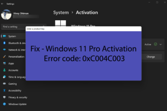 Cara mengatasi error code 0xc004c003 windows 10 pro