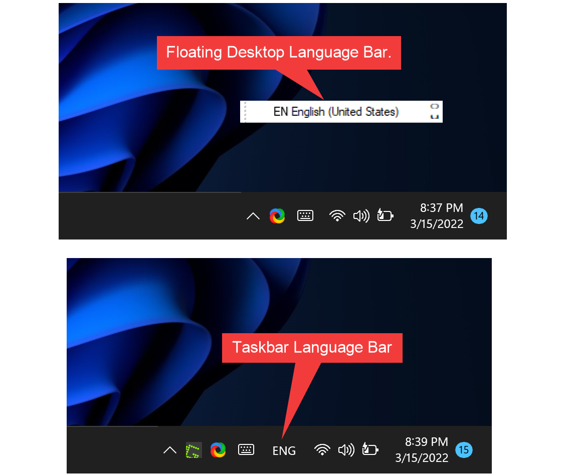 Cara menampilkan language bar di windows 7