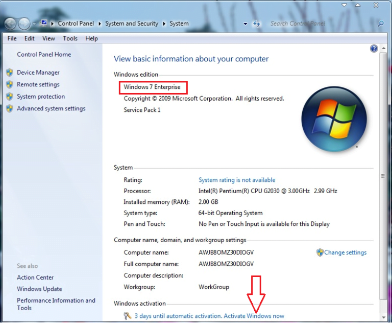 Cara aktivasi windows 7 enterprise 64 bit permanen