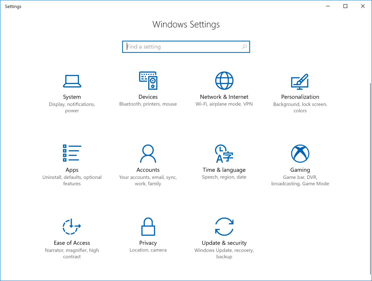 Cara membuka pengaturan di laptop windows 7