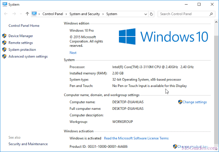 Cara aktivasi permanen windows 10 pro dan enterprise