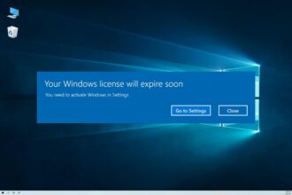 Cara mengembalikan lisensi windows 10