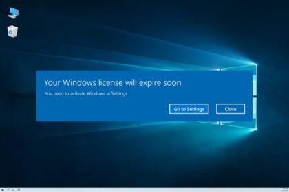 Cara menghilangkan your windows license